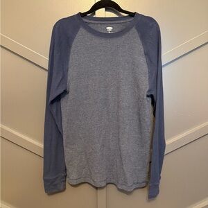 🎄Old Navy Navy Blue Waffle Knit Shirt